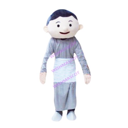 Ancient Student With Corset Mascot Costume