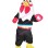 Strong Boxer Rooster Mascot Costume