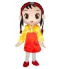 Ethnic Girl With Twist Braids Mascot Costume