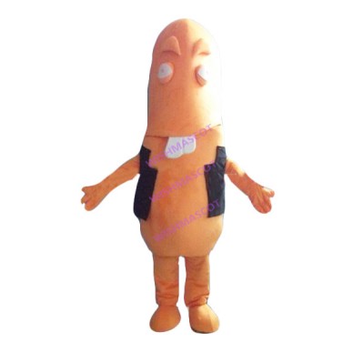 Fritters Showing Big Front Teeth Mascot Costume