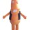 Fritters Showing Big Front Teeth Mascot Costume