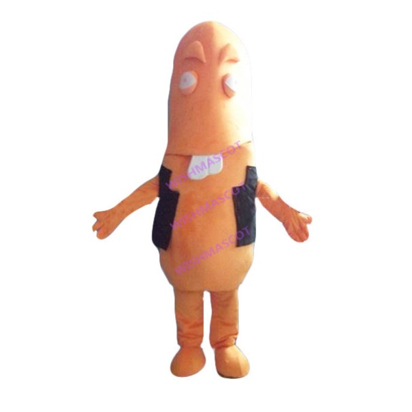 Fritters Showing Big Front Teeth Mascot Costume