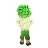 Messy Green-haired Volunteer Mascot Costume