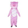 Pink & White Little Pig Mascot Costume