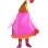 Pink Hand Bell Mascot Costume