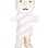 White Snowman Mascot Costume