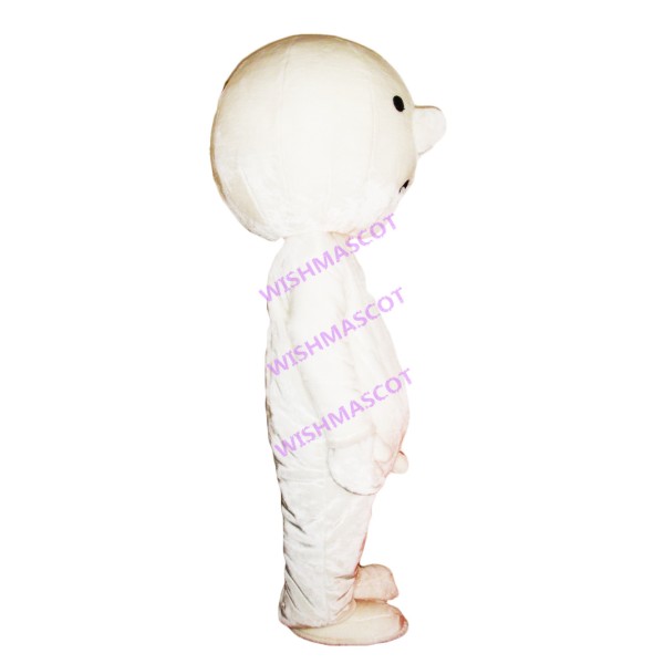White Snowman Mascot Costume