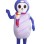 Purple Cartoon Bee Mascot Costume