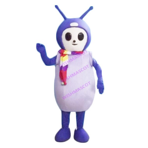 Purple Cartoon Bee Mascot Costume