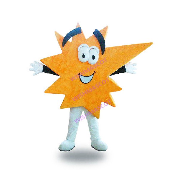 Cartoon Polygon With Eyebrows Mascot Costume