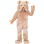 Silly Crumpled Bulldog Mascot Costume