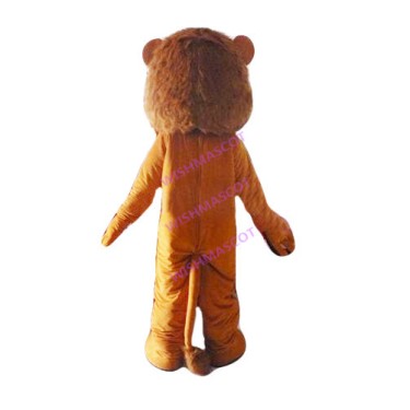 Plush Lion Mascot Costume Showing Fierce Look