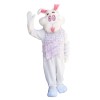Older Rabbit In Sequined Vest Mascot Costume