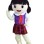 Sunny Young Pioneer Girl Mascot Costume