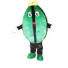 Watermelon With Yellow Bow Mascot Costume