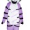 Dazed Purple Baby Tiger Mascot Costume
