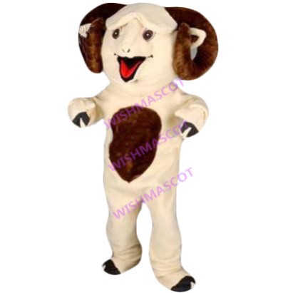 Frowning Adult Goat Mascot Costume