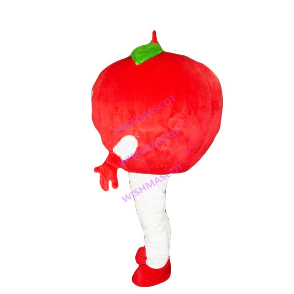 Ripe Plump Red Apple Mascot Costume