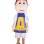 Sporty Basketball Player Boy Mascot Costume