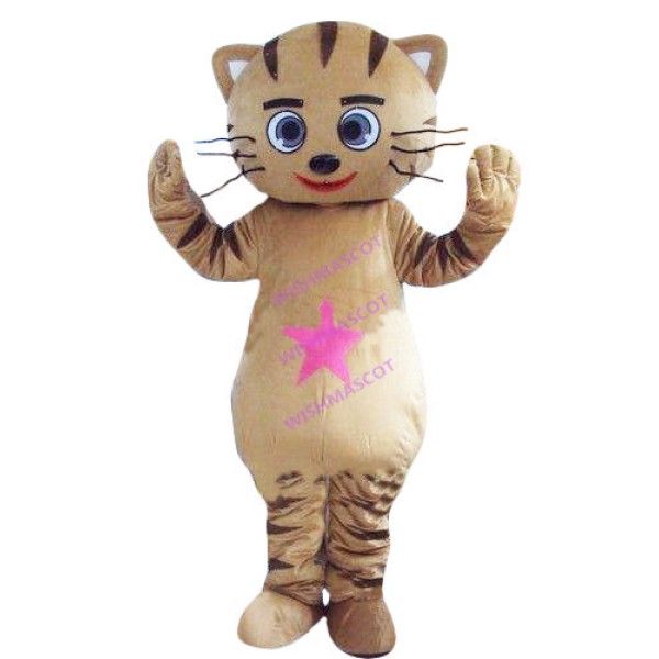 Favorite Pink Star Cat Mascot Costume