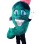 Dirty Green Pepper Mascot Costume