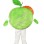 Green Apple With Leaves Mascot Costume