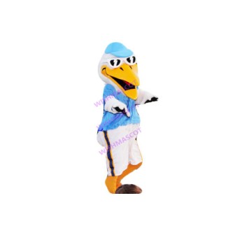 Relaxing Pointy Duck Mascot Costume