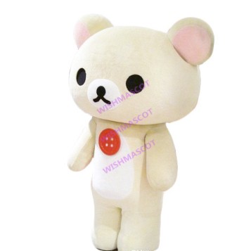 White Rilakkuma Sister Mascot Costume