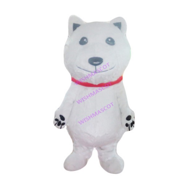 Mild Pyrenean Mountain Dog Mascot Costume