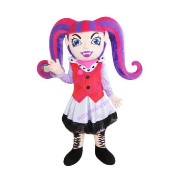 Zombie Girl With Double Ponytails Mascot Costume