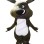 Clever Pockmark Dog Mascot Costume