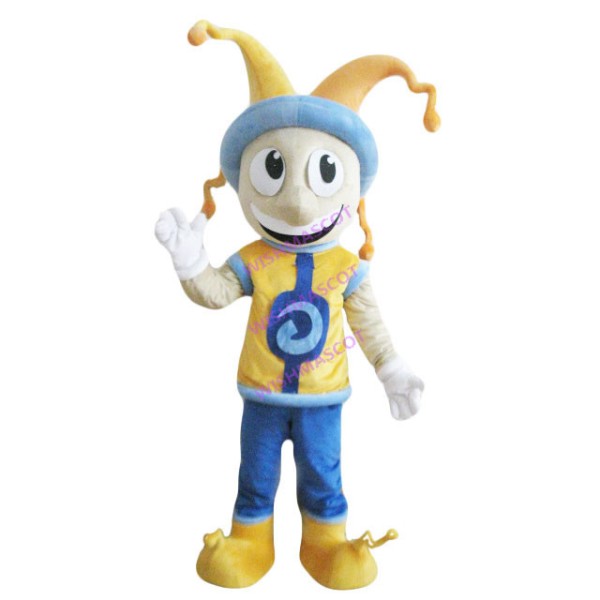 Professional Soft Plush Adult Clown Mascot Costume