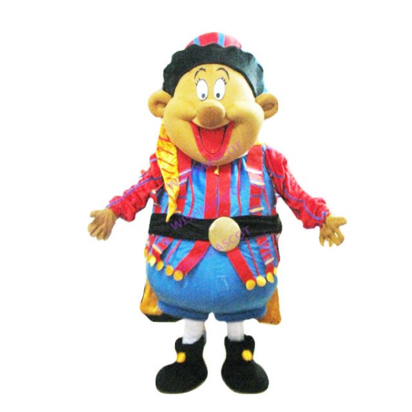 Excitedly Welcome King Mascot Costume