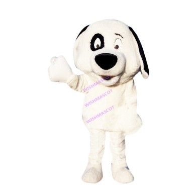 Impatient Bull Terrier Mascot Costume