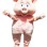 Fat Blue-eyed Pig Mascot Costume