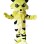 Savvy Yellow Adult Tiger Mascot Costume