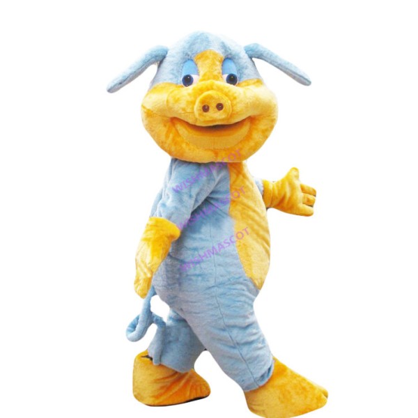 Orderly Walking Large Pig Mascot Costume