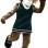 Goat In Sportswear Mascot Costume