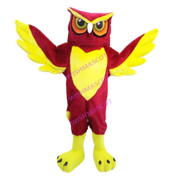 Flying Rufous Owl Mascot Costume