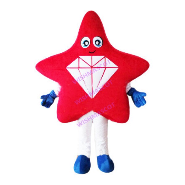 Dazzling Diamond Star Mascot Costume
