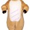 Cautious Adult Squirrel Mascot Costume