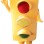 Traffic Light Mascot Costume On Road