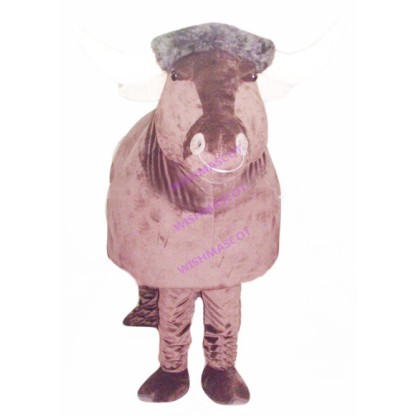 Glaring Tibetan Yak Mascot Costume