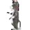 Hardworking Gray Donkey Mascot Costume