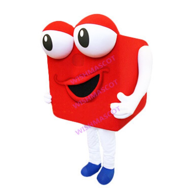 Red Cartoon Storage Bag Mascot Costume