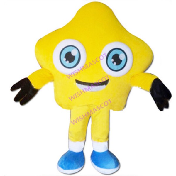 Yellow Cartoon Star Mascot Costume For Party