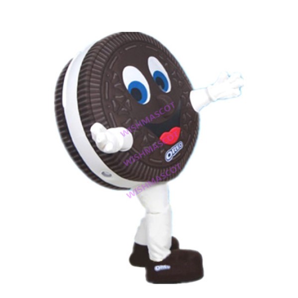 Vanilla Oreo Sandwich Cookie Mascot Costume