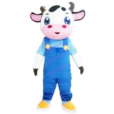 Innocent Baby Cow Mascot Costume