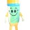 Sharpened Pencil With Eraser Mascot Costume