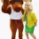 Posing Moose Mascot Costume For Taking Pictures